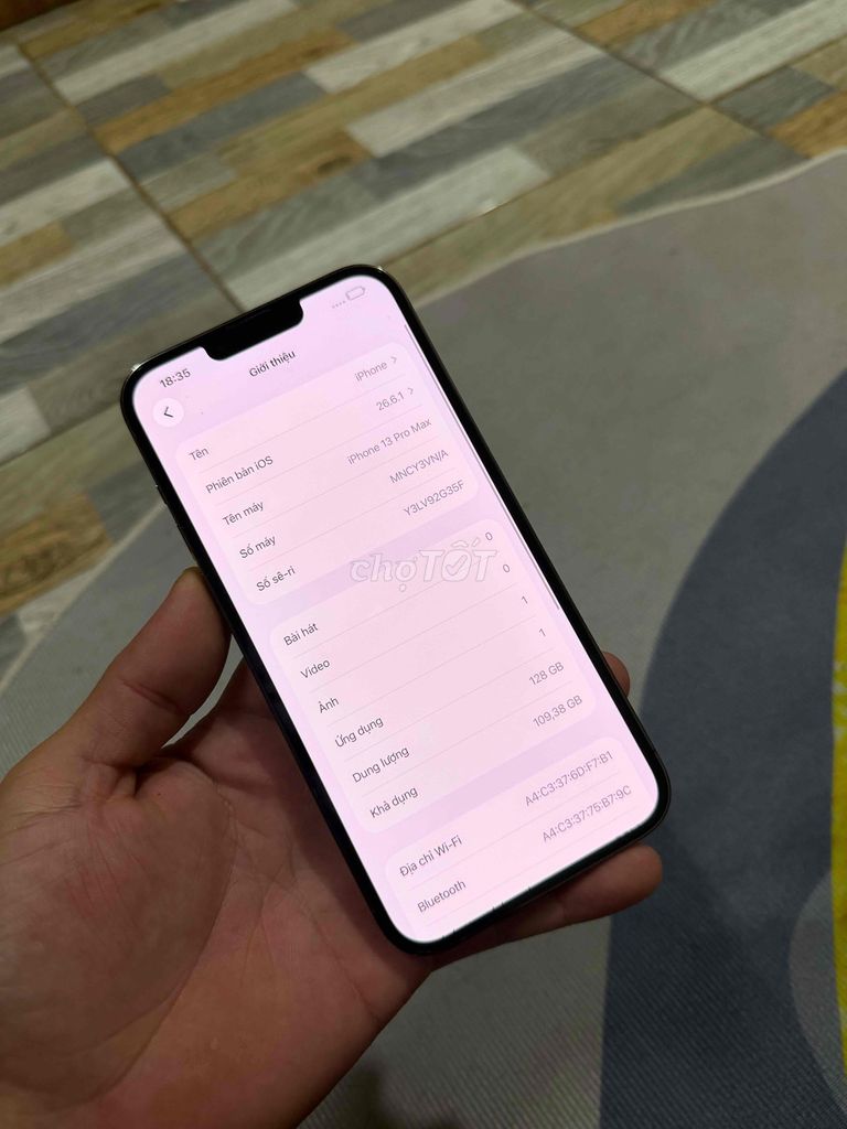 Фото 2: iPhone 13 Pro Max 128GB синий 88%