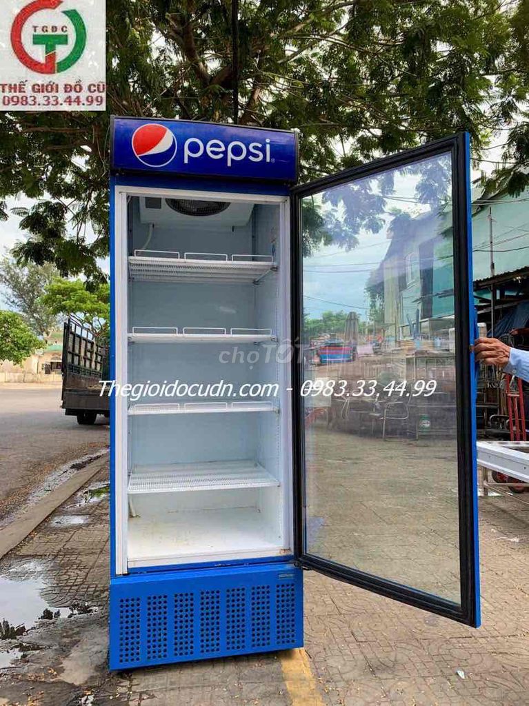 Б/у холодильник Pepsi 700 литров синий