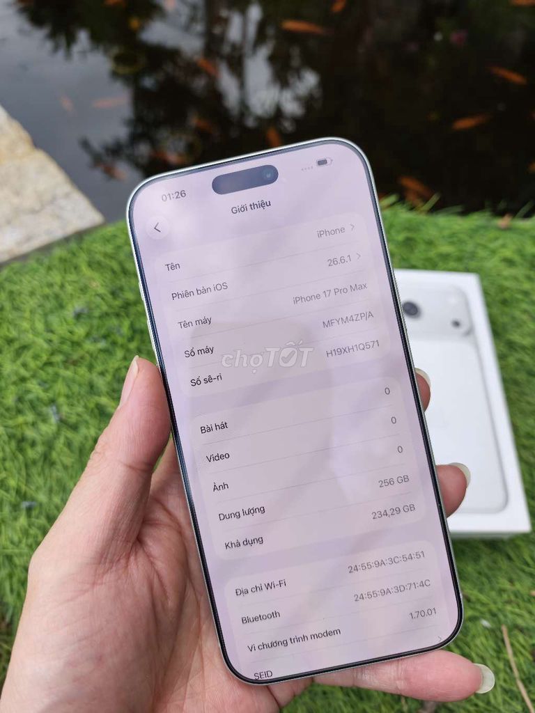 Фото 2: iP 17 Promax CTY 256GB Белый Like new продажа или обмен