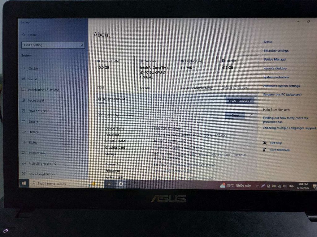 Фото 3: Asus P550L i3 4010U 10GB/SSD 128GB HDD 300GB Черный