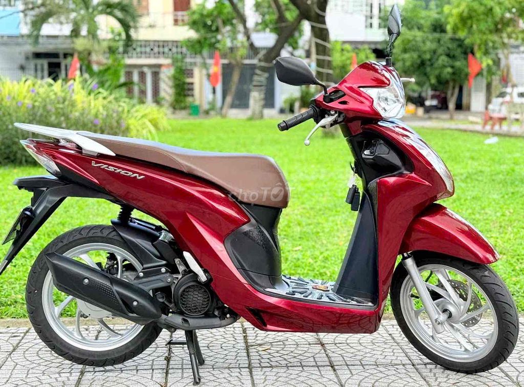 Фото 2: Honda Vision 2024 Cao Cấp màu Đỏ