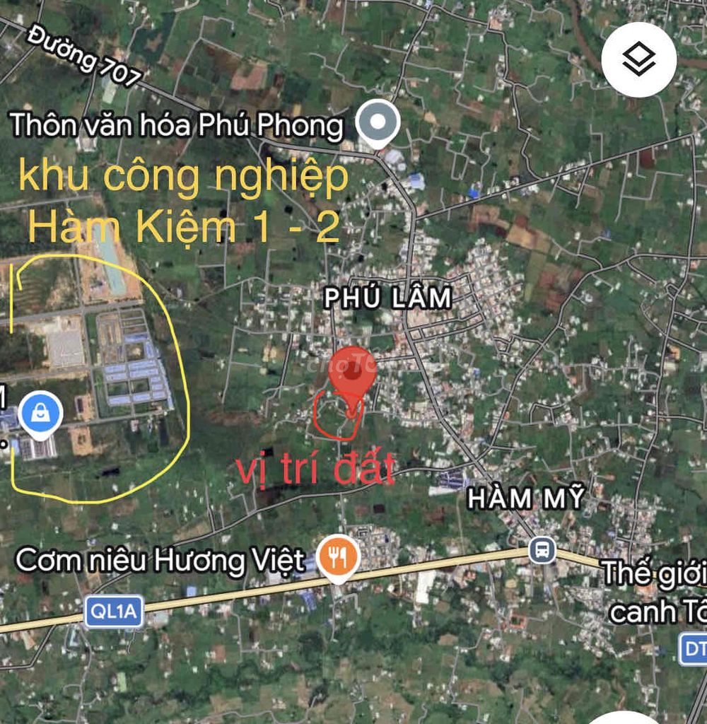 11.000m2 có sẵn 1300thổ cư kế bên Phan Thiết