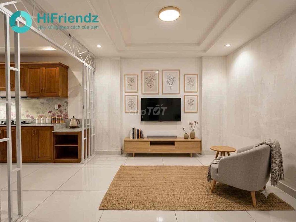 Фото 3: Квартира с 1 спальней 40 м², отдельная кухня, лифт, рядом с мостом Нгуен Ван Кы, район 8