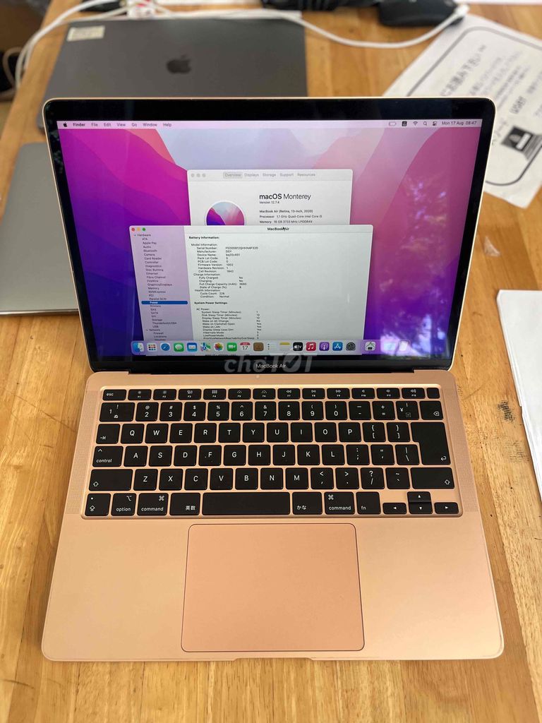 MacBook Air 2020 i5 Ram 16GB Ssd 512GB