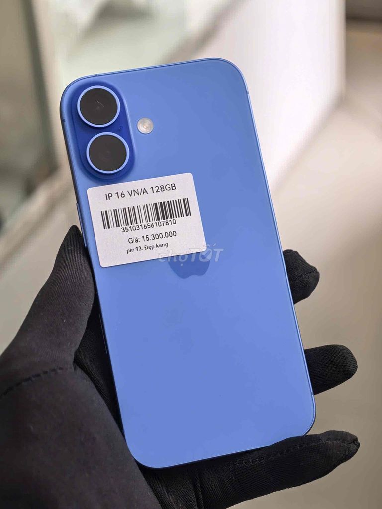 Apple iPhone 16 128GB Xanh 93%