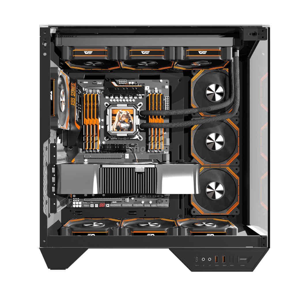 Корпус для компьютера Thermalright DY470, чёрный, б/у