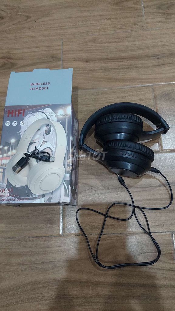 Фото 2: Наушники полноразмерные AKA KR-58 Черный Bluetooth