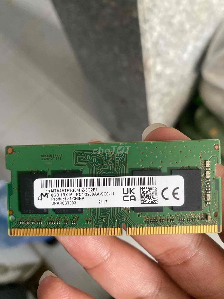 RAM 8GB DDR4 3200MHz