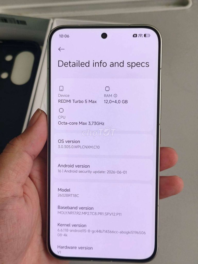 Фото 2: Xiaomi Redmi Turbo 5 Max белый 12GB 9000mAh 100%