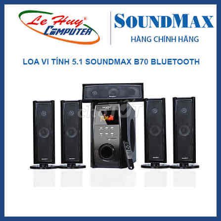 Компьютерные колонки SoundMax B70 5.1 черный