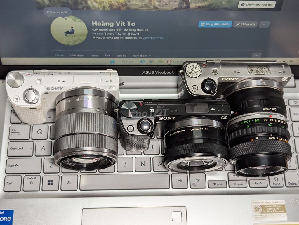 Sony Nex 5T с объективом
