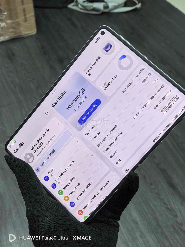 Фото 2: Складной телефон Huawei Pura Xmax 16GB/512GB белый n