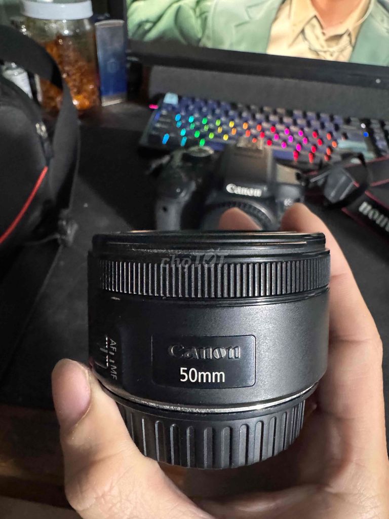 Объектив Canon 50mm STM черный