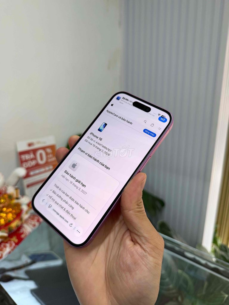 Apple iPhone 16 128GB, батарея 100%, гарантия до марта 2027