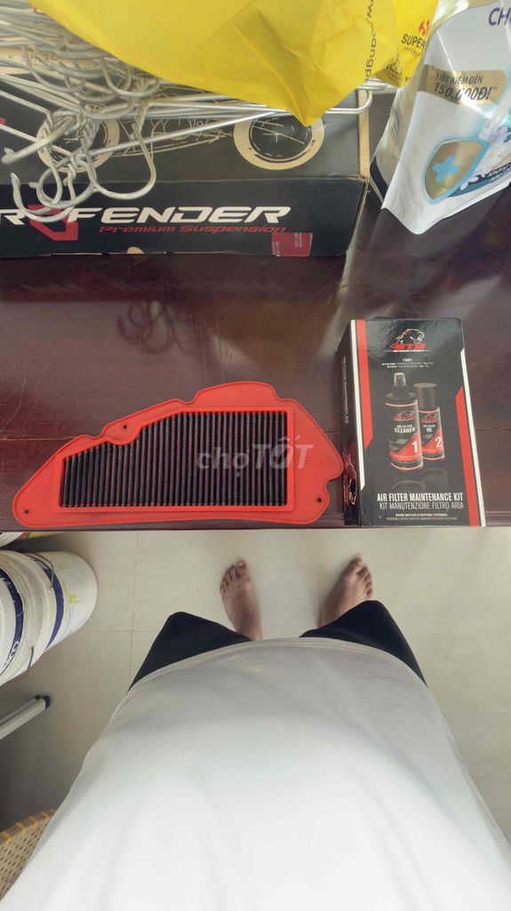 Спортивный воздушный фильтр STB для SH Vietnam Red