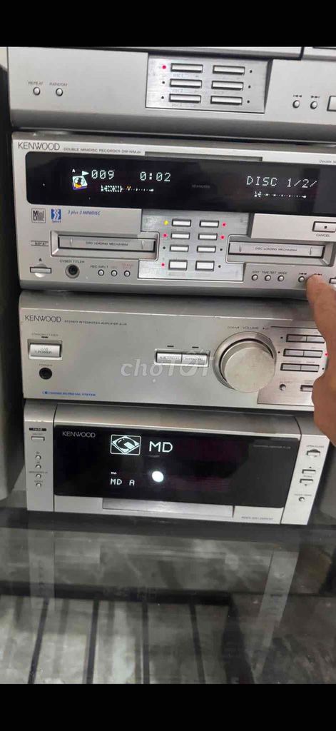 Фото 3: Аудиосистема Kenwood серебристая, 4 отдельные колонки
