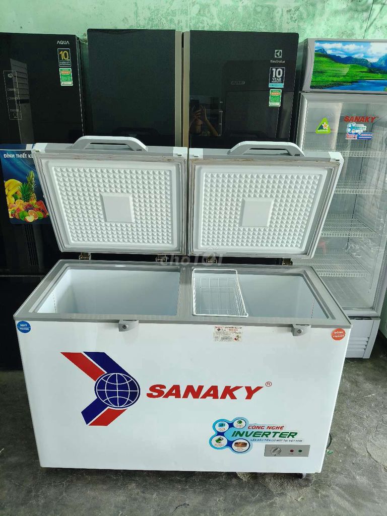 Фото 3: Морозильный шкаф - холодильник Sanaky Inverter 360 л (усиленная крышка)