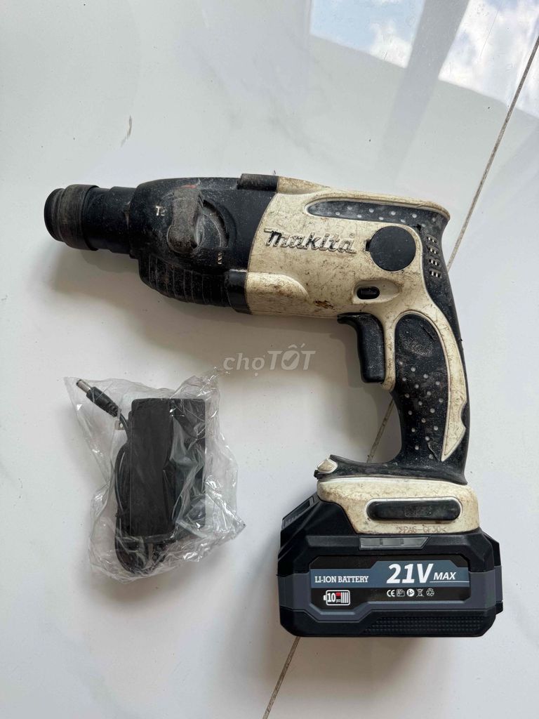 Аккумуляторная перфораторная дрель Makita 2 режима с аккумулятором 4Ah