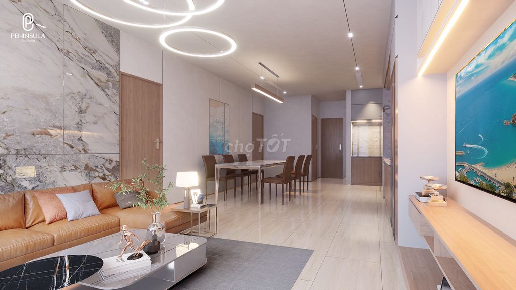 Фото 3: Супер предложение: Продается 2-комнатная квартира 94.7 м² в Peninsula, 12 этаж, вид на реку Хан