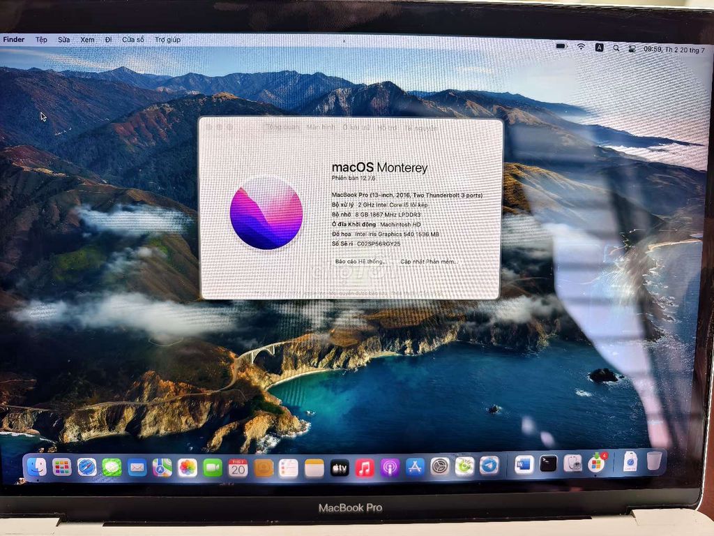 Apple MacBook Pro 2016 8ГБ/256ГБ серебристый