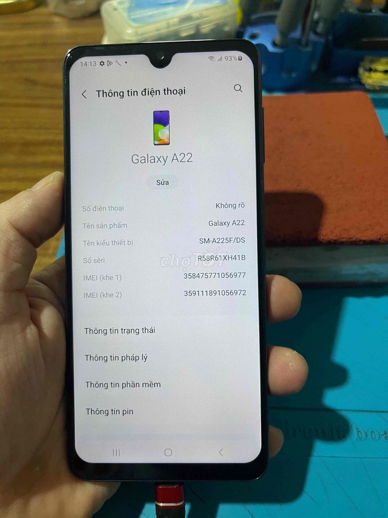 Фото 3: Samsung Galaxy A22 128GB Черный