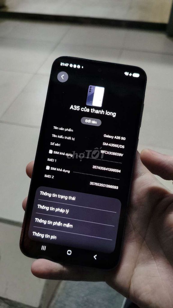 Фото 2: Samsung Galaxy A35 256GB Черный