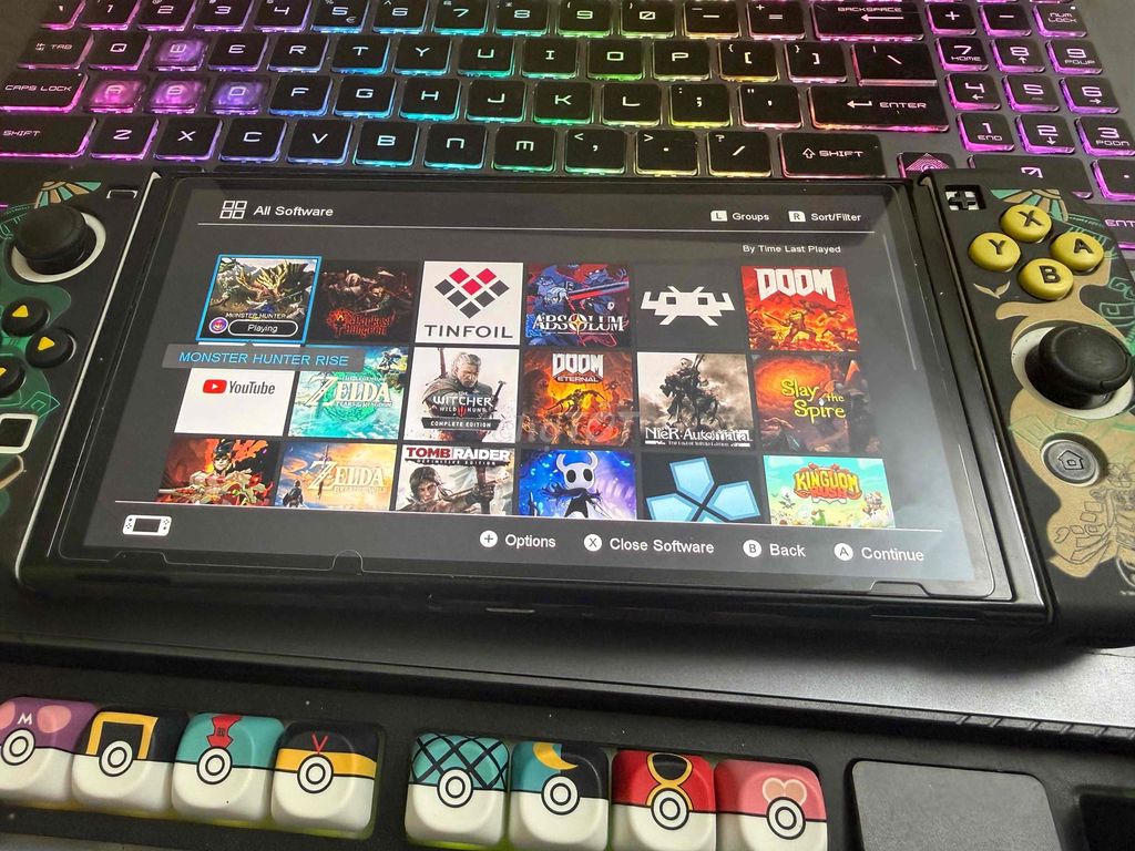 Nintendo Switch OLED 256G Fullbox Mới keng