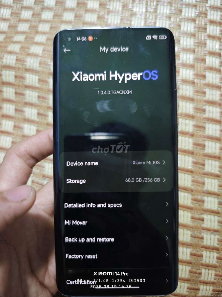 Фото 2: Xiaomi Mi 10S 256GB Синий Б/У