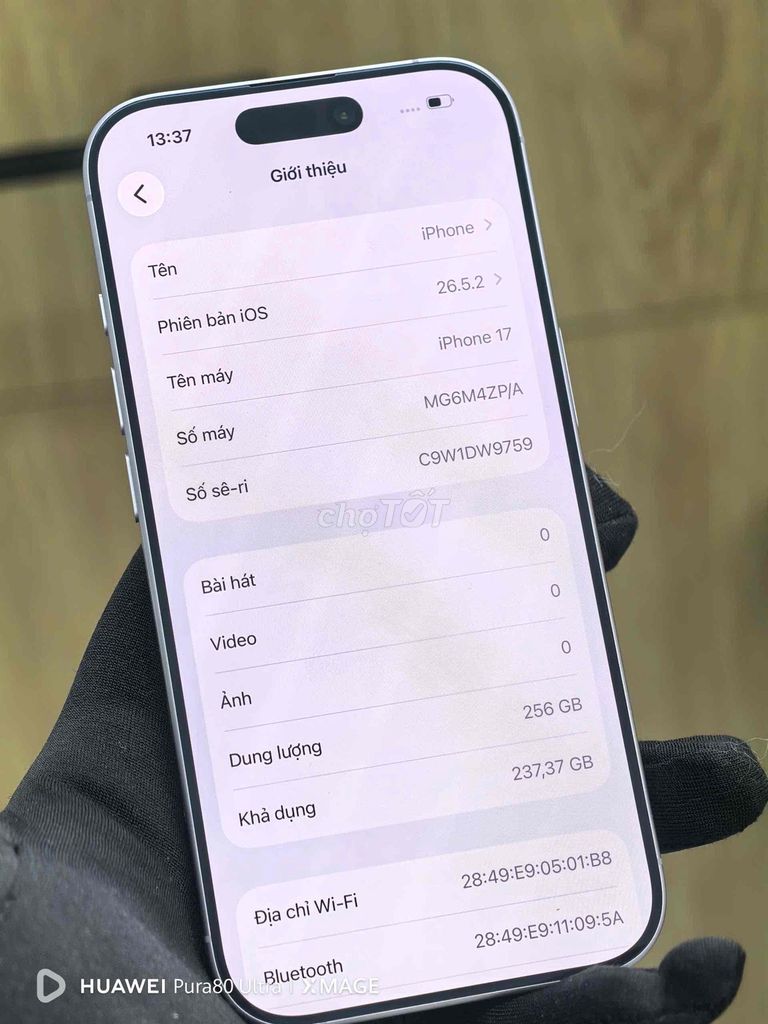 Фото 2: Apple iPhone 17 256GB Тим Лавандовый 100%