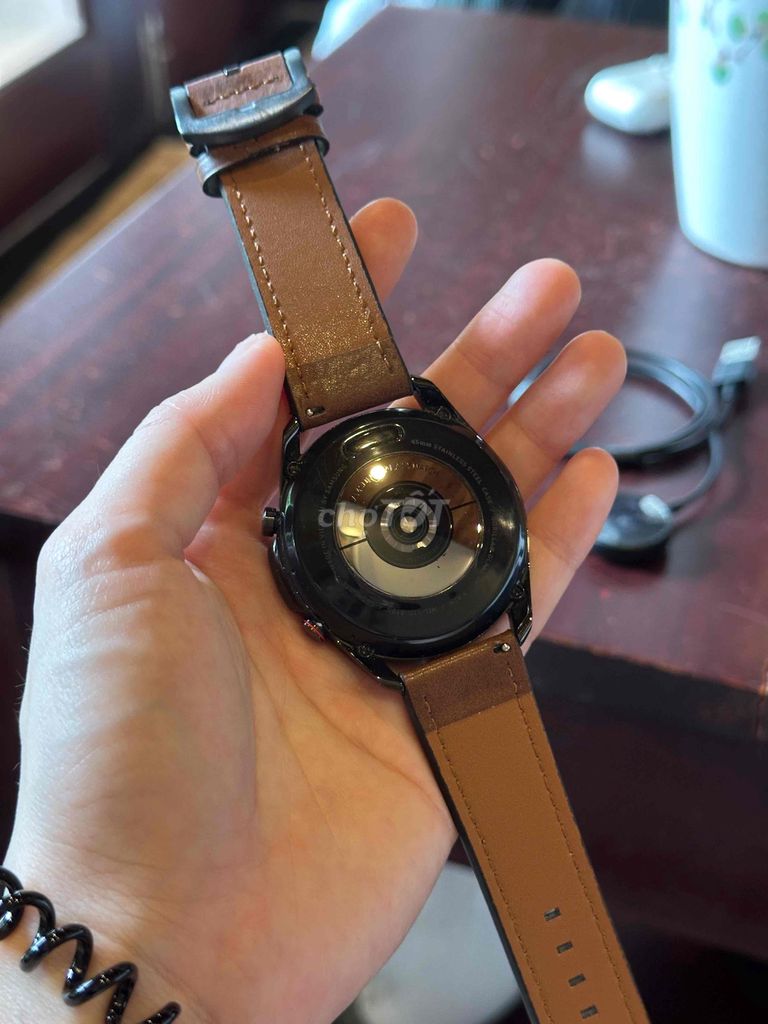 Фото 3: Samsung Watch 3 45mm черный LTE, версия для США, нержавеющая сталь