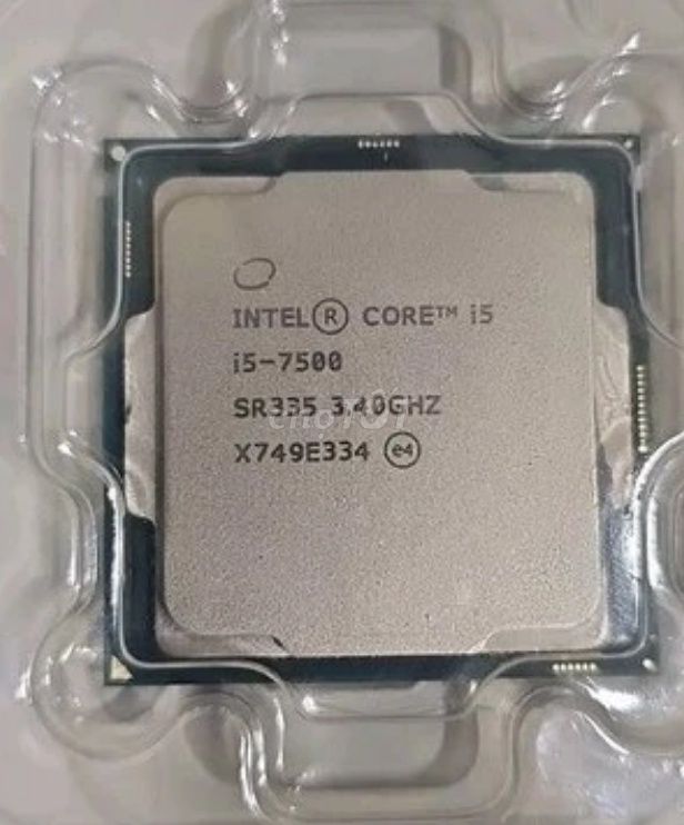 Фото 3: Процессор Intel Core i5-7500 LGA 1151, 4 ядра, 4 потока