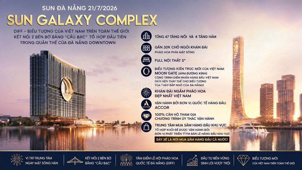 SUN GALAXY ĐÀ NẴNG - ВИД НА РЕКУ ХАН ПОТРЯСАЮЩИЙ, ЦЕНА *** СЕГОДНЯ