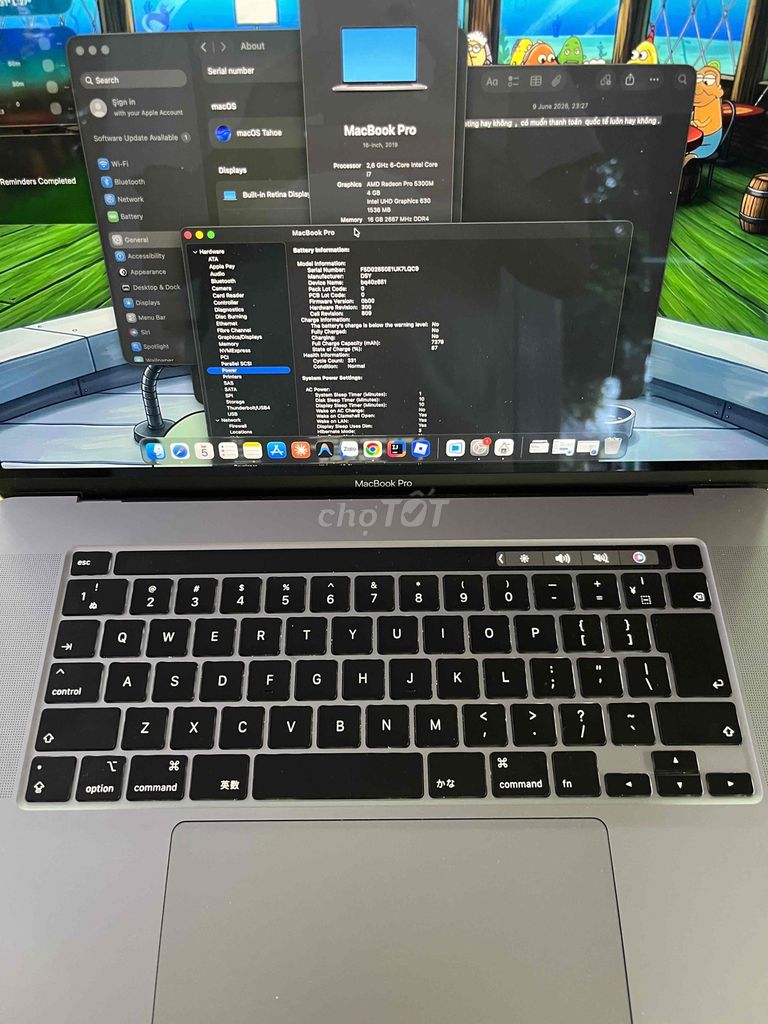 Фото 2: MacBook Pro 2019 16 inch Ram 16gb Ssd 512gb