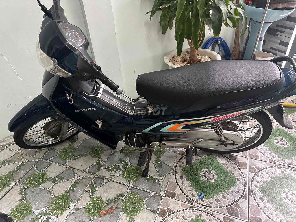 Honda Wave 2002 сине-черный