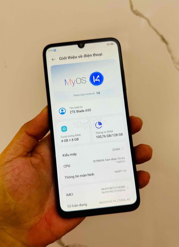 Фото 3: ZTE Blade A55 128GB, долго держит заряд 5000mAh