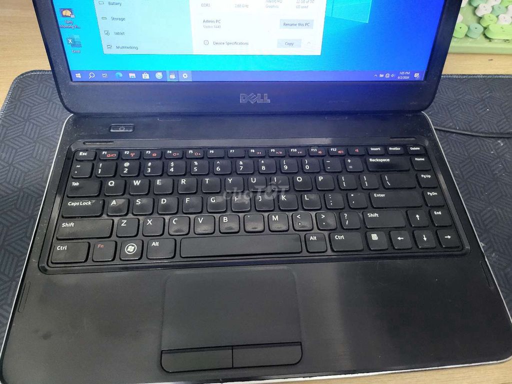 Фото 2: Dell Vostro 1440 i7 M620 8GB/128GB, не работает батарея