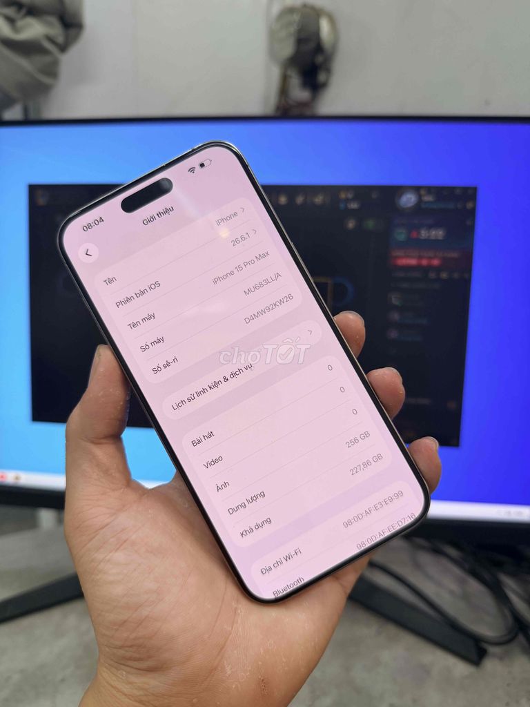Фото 2: Apple iPhone 15 Pro Max 256GB Серый, заменён экран
