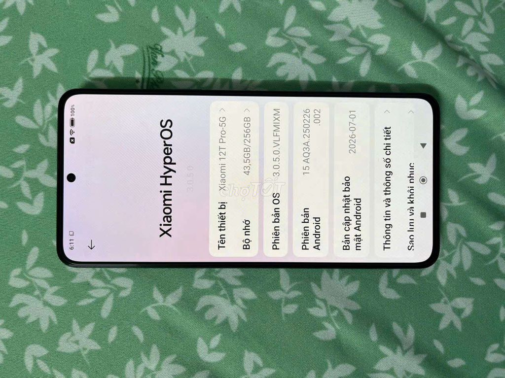 Фото 3: Xiaomi Mi 12T Pro 12GB/256GB Серый