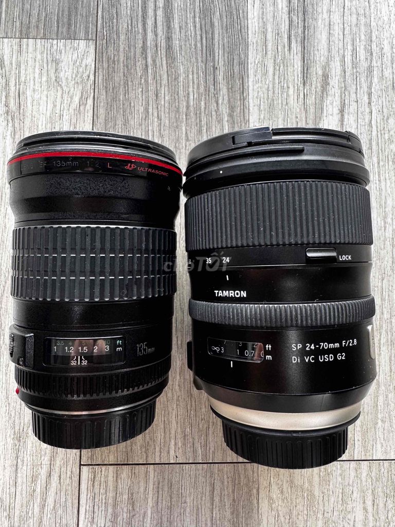 Объективы Tamron 24-70 F2.8 G2 + 135 F2