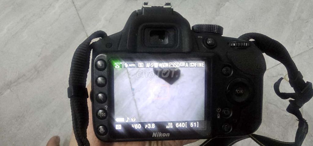 Фото 3: Фотоаппарат Nikon D3200 черный