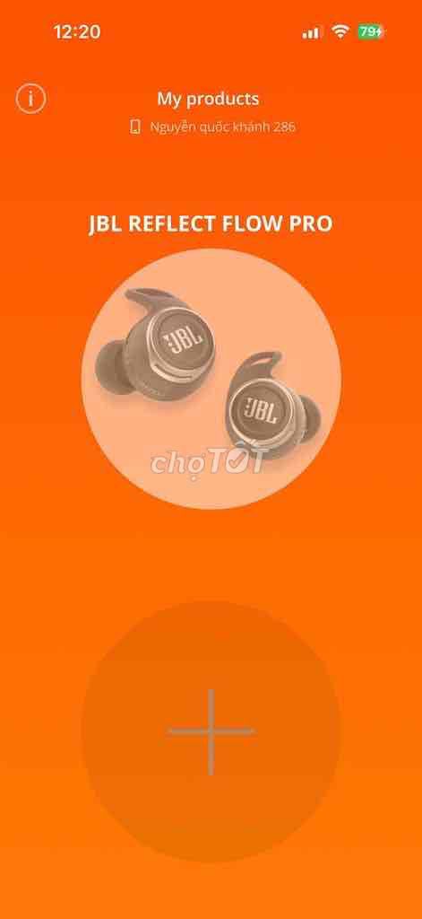 Наушники JBL Reflect Flow Pro черные с шумоподавлением