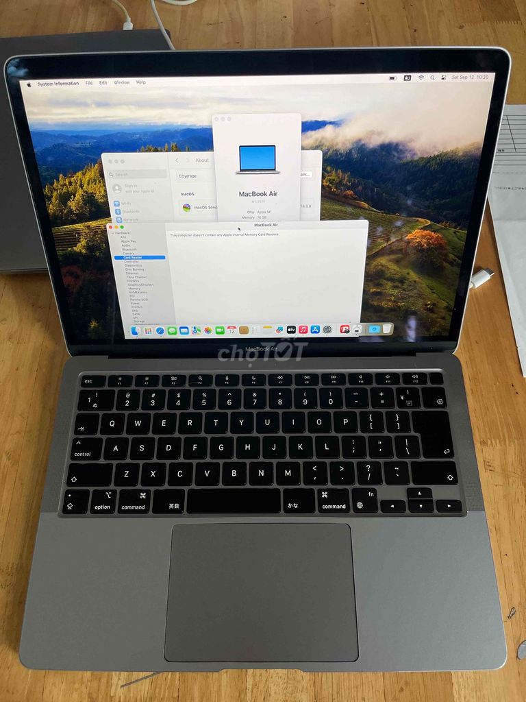 MacBook Air M1 RAM 16GB SSD 256GB