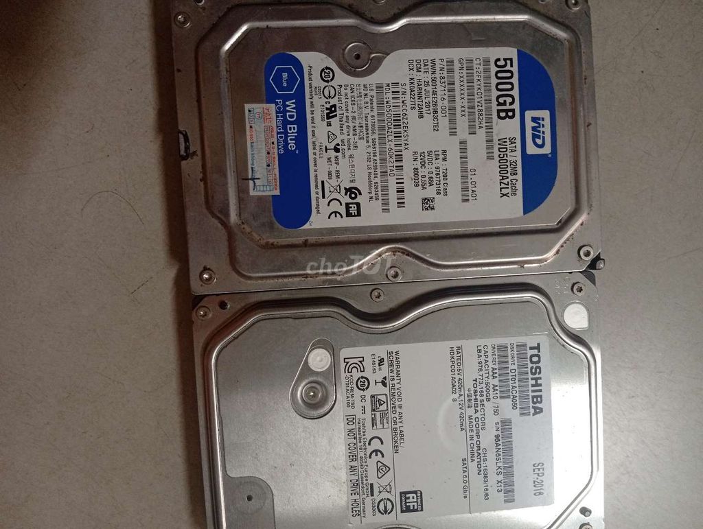 Фото 2: 🎊499 ổ HDD PC 1T/ 500gb pc, laptop, sức khỏe tốt