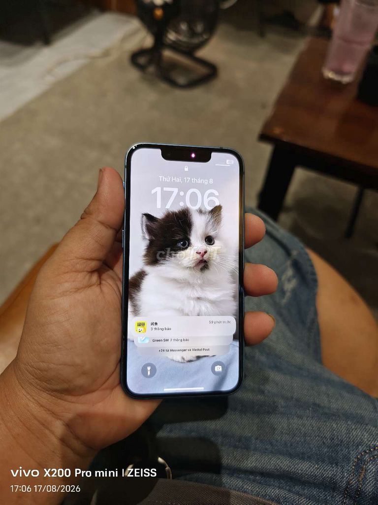 Apple iPhone 13 mini 256GB синий, заменена батарея