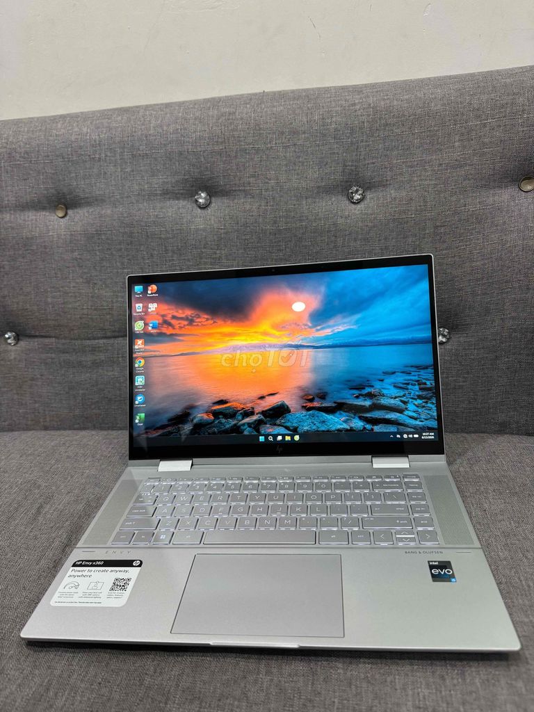 HP Envy x360 15 i5-1235U 15.6 дюймов 8ГБ/256ГБ серебристый