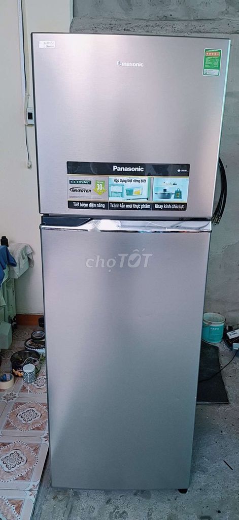 Холодильник Panasonic 307 литров Серебристый Инвертор