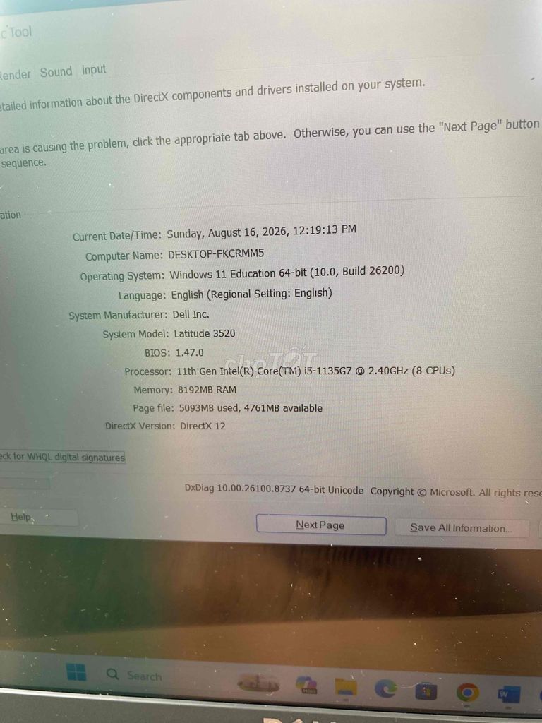 Фото 3: Dell Latitude 3520 i5 1135g7 16GB/256GB 15.6 inch