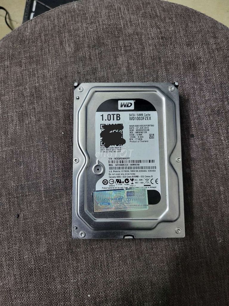 Жёсткий диск для ПК HDD WD Black 1 ТБ, состояние 100%