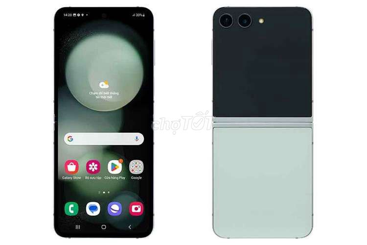 Samsung Z Flip 5 черный, светло-синий, б/у