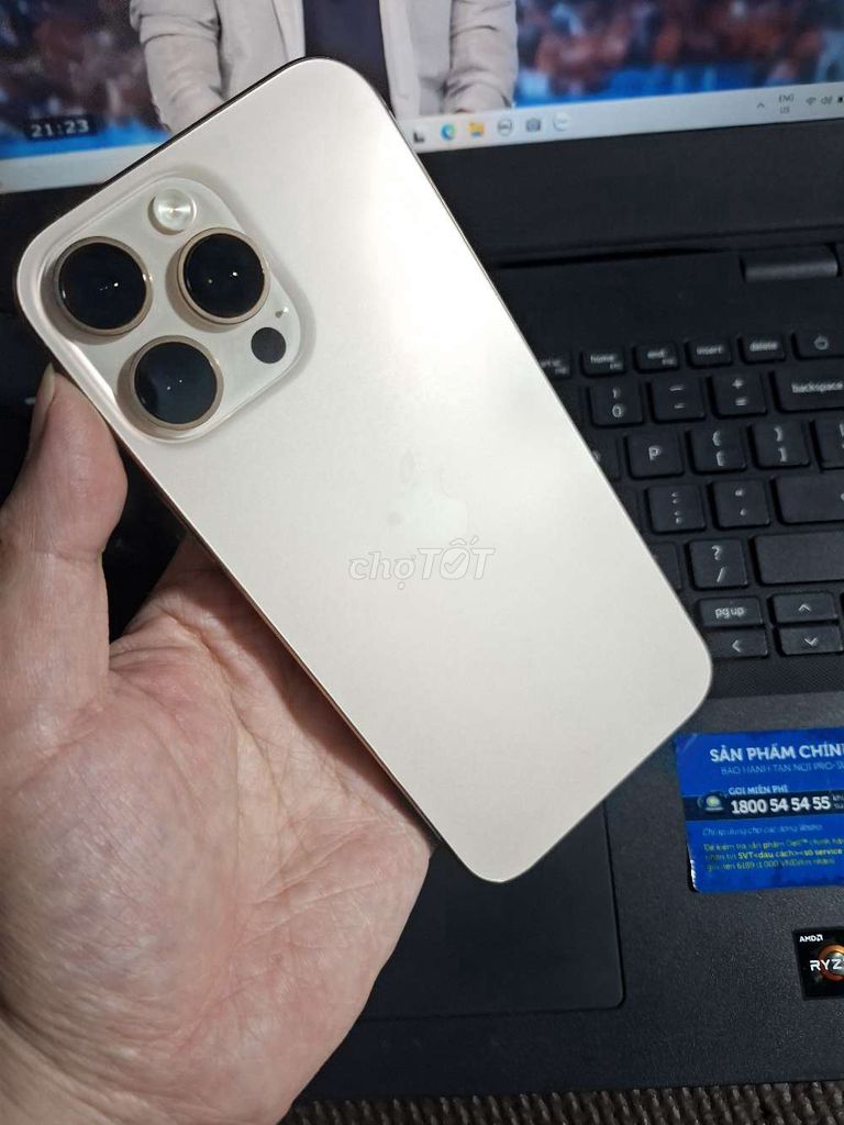 IPhone 16 Pro Max, pin 94%, khóa mạng, sửa 2 sim, bán hoặc trao đổi